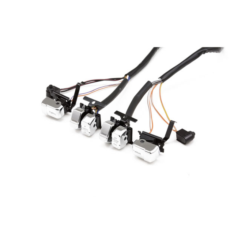 H.BAR HARNESS & CHROME SWITCH KIT 920099