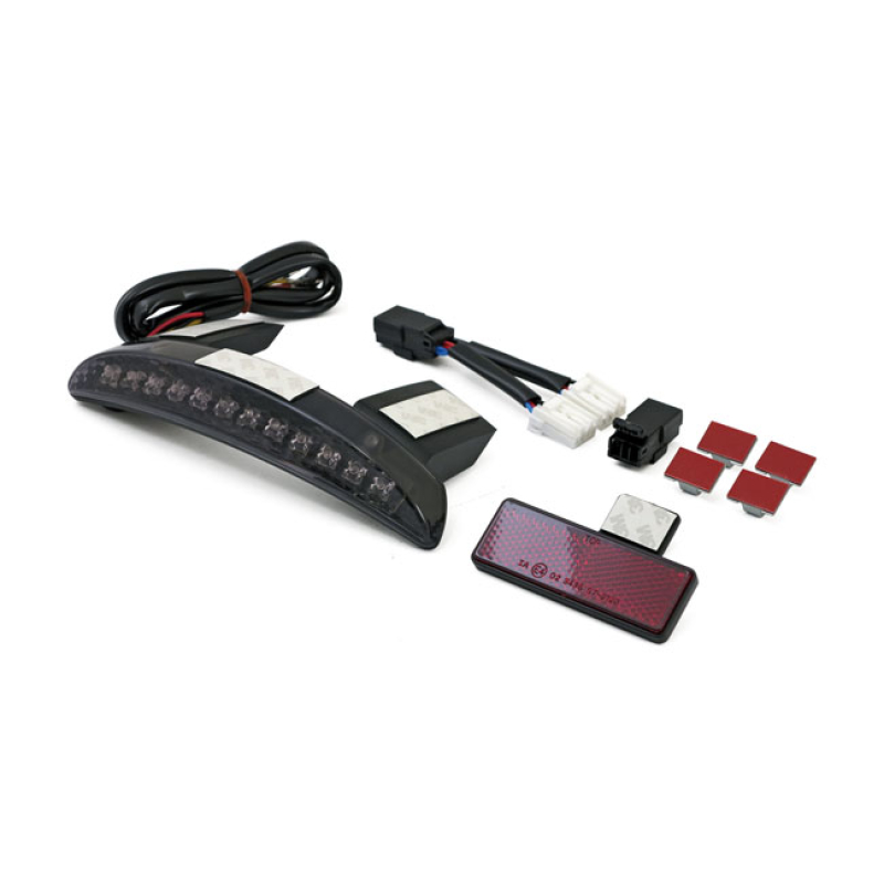 CHOPPED FENDER EDGE LED TAILLIGHT. SMOKE LENS SMOKE LENS. FITS WITH 'C 920667