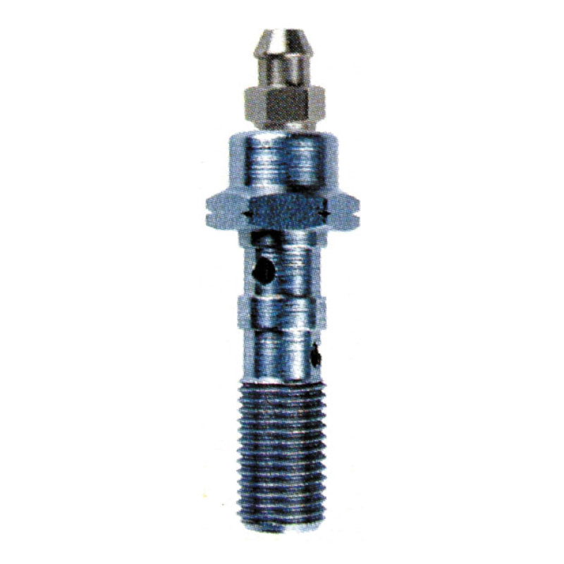 GOODRIDGE, M10 X 1.00 DOUBLE BANJO BOLT WITH BLEED NIPPLE CHROME 920874