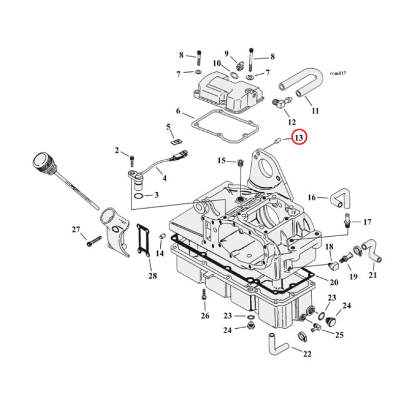 MCS, DOWEL PIN TRANSMISSION 1 USED. TRANSMISSION TO PRIMARY HOUSING. . 921206