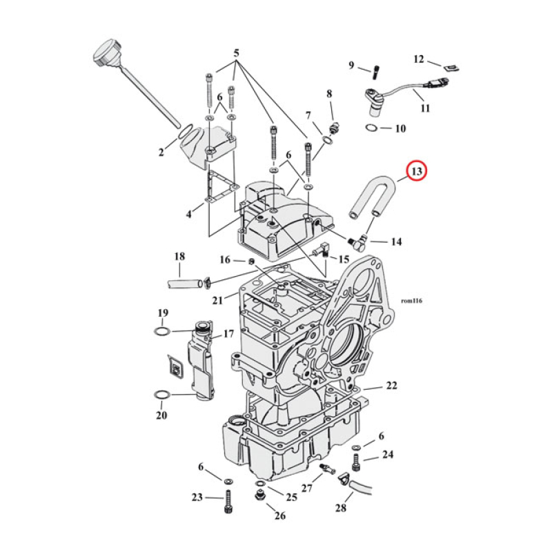 VENT HOSE, TRANSM. 921233