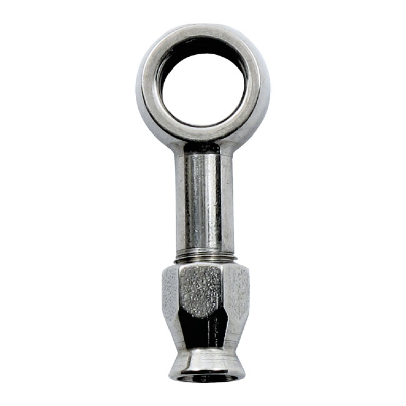 GOODRIDGE BANJO 3/8" STRAIGHT. CHROME BANJO FITTING CHROME 921937