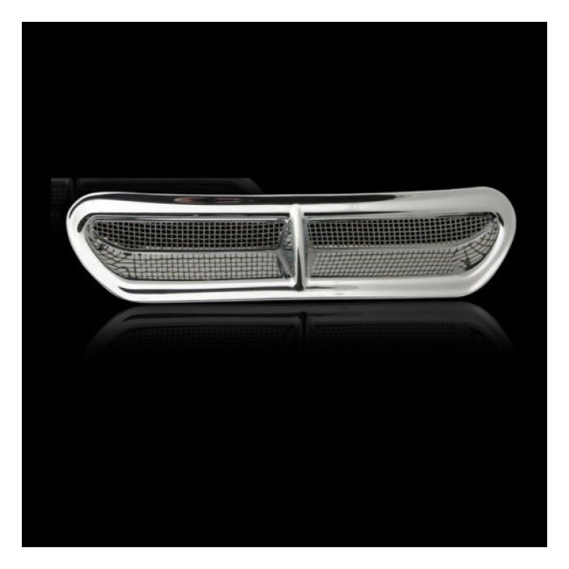 CUSTOM DYNAMICS. FAIRING VENT COVER - CHROME 922696
