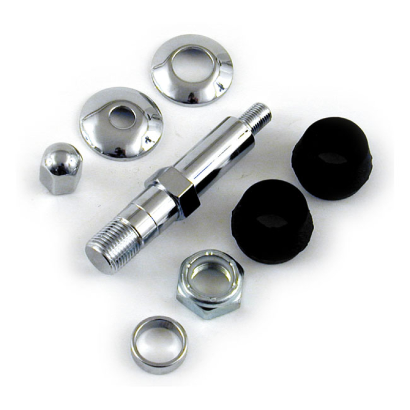 LOWER SHOCK STUD KIT CHROME FOR 1 SHOCK. 923005