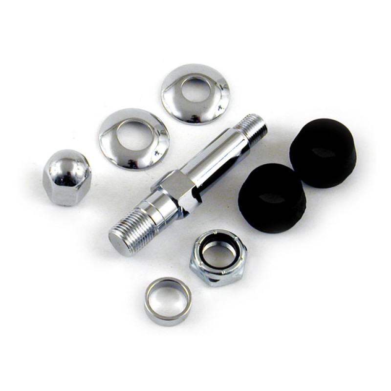 LOWER SHOCK STUD KIT CHROME FOR 1 SHOCK. 923007