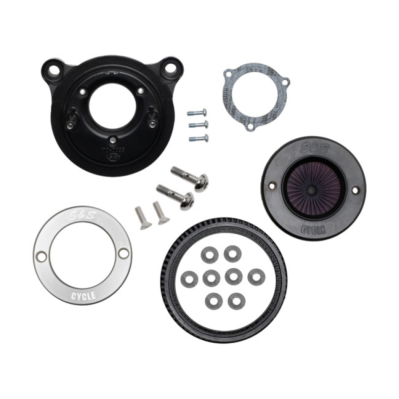 S&S, 'AIR STINGER STEALTH' AIR CLEANER KIT. ALU TRIM RING 923187