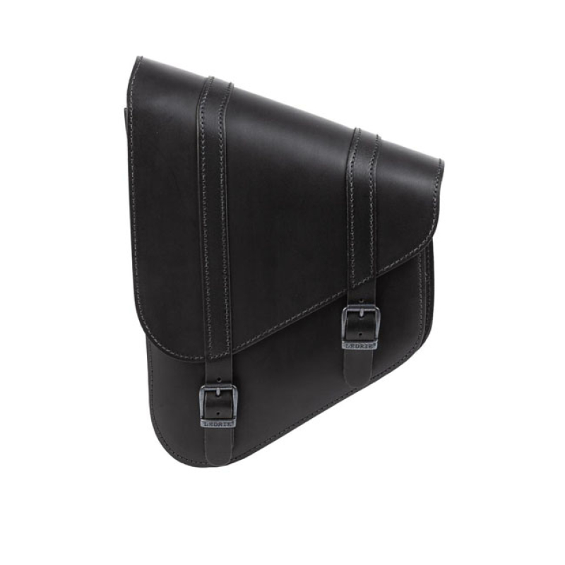 LEDRIE, FULL LEATHER SWINGARM BAG LEFT, 6.5 LITER. BLACK APPROX. DIMEN 923340