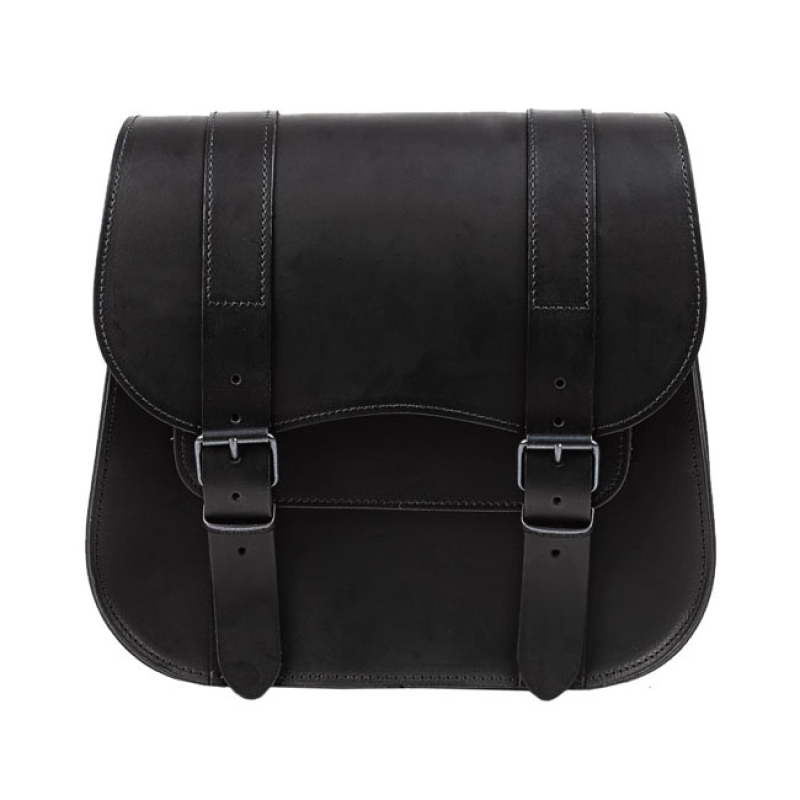 LEDRIE, LEATHER SINGLE SADDLEBAG, 18 LITER. BLACK 923342