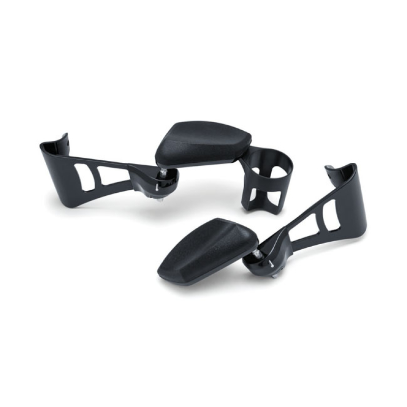 KURYAKYN, PASSENGER ARMREST SET. GLOSS BLACK CAN BE ADJUSTED VERTICALL 923622