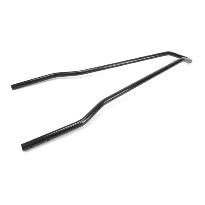 WESTLAND CUSTOMS, NEW OLD SCHOOL SISSY BAR. WIDE, BLACK BLACK POWDER C 923769