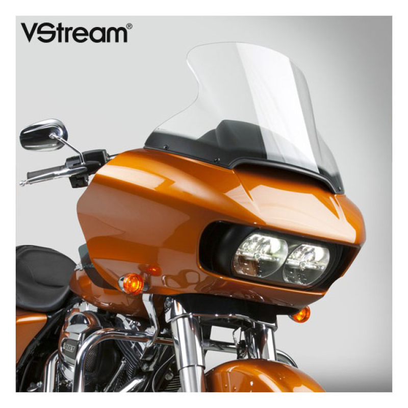 NATIONAL CYCLE VSTREAMÂ® WINDSHIELD 16" TALL; CLEAR; POLYCARBONATE SHI 926140