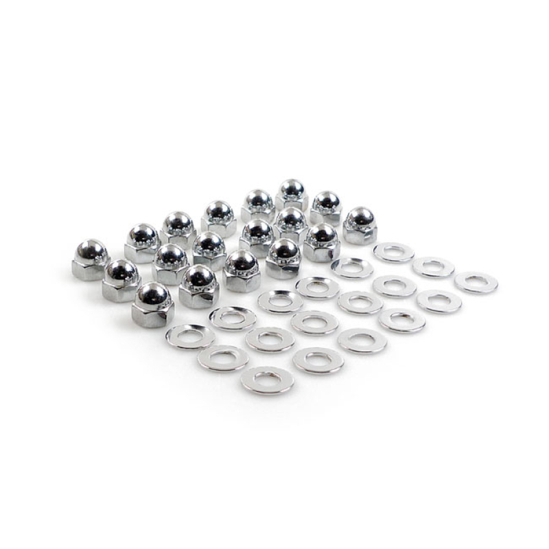 VENTTILIKOPAN MUTTERISARJA / SHOVEL, MATALA LUOTIMUTTERI + ALUSLEVYT 927015