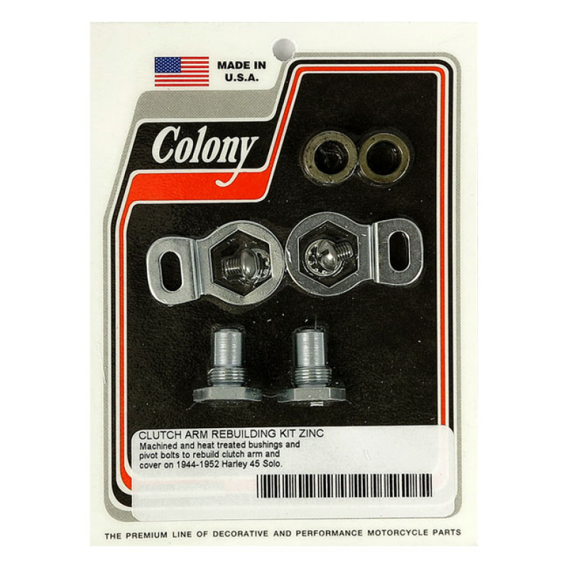 COLONY, CLUTCH ARM REBUILD KIT. ZINC ZINC PLATED FINISH.  INCLUDES BEA 929743