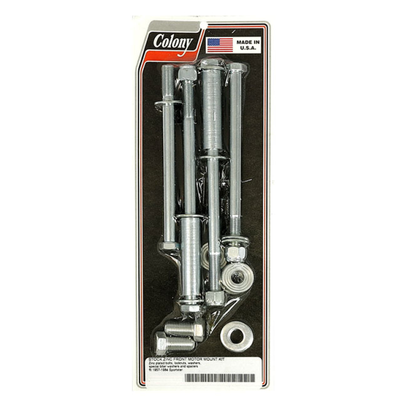 COLONY UPPER & LOWER MOTOR MOUNT KIT ZINC 929836