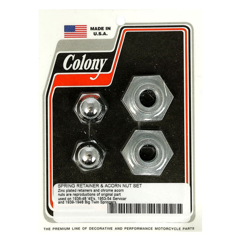 COLONY SPRINGER RETAINER & TOP NUT SET 929841