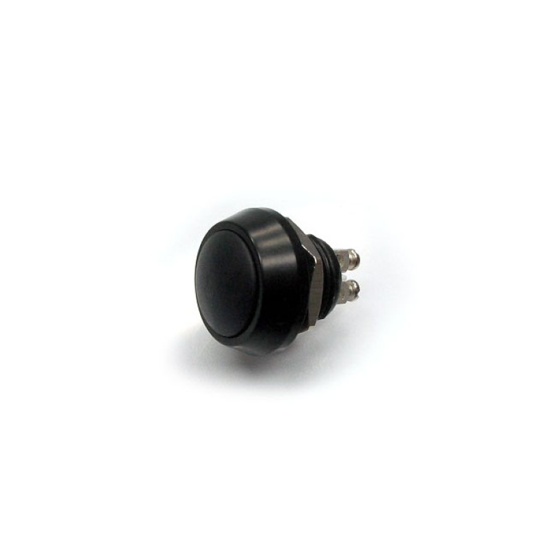 MOTOGADGET, REPLACEMENT PUSH BUTTON SWITCH (M12). BLACK BLACK FINISH. 930267