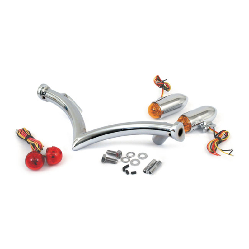 V-BRACKET TURN SIGNAL BAR W/AMBER LED 930635