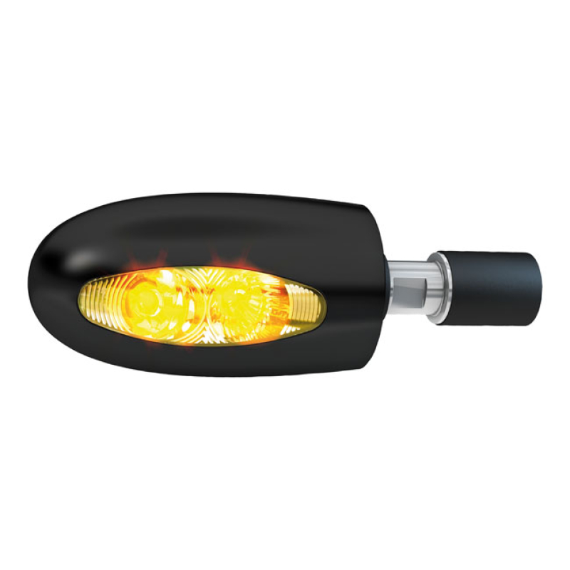 KELLERMANN, BL 1000 LED TURN SIGNAL. CLEAR. BLACK BRASS BLACK BRASS HO 934777