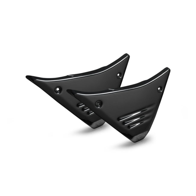 ARLEN NESS, FXR SIDE COVERS. LOUVERED MADE FROM BLACK HIGH-IMPACT ABS 936584