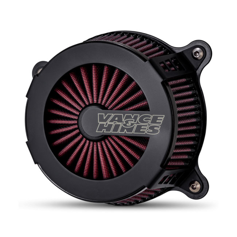 VANCE & HINES, VO2 CAGE FIGHTER AIR CLEANER KIT. MATTE BLACK FULL MATT 938232