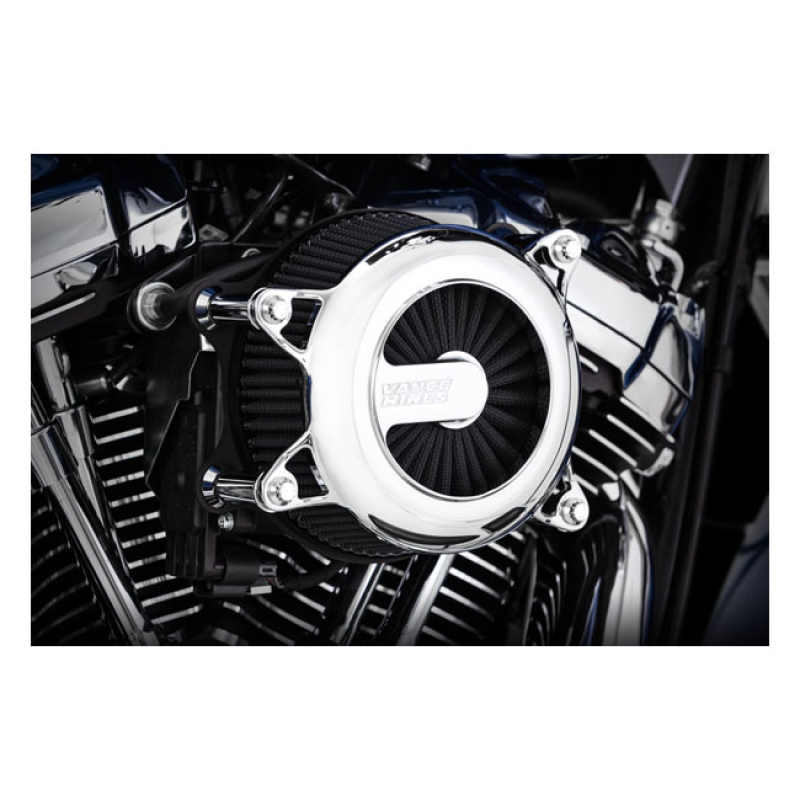 VANCE & HINES, VO2 ROGUE AIR CLEANER KIT. CHROME CHROME PLATED FINISH. 938235