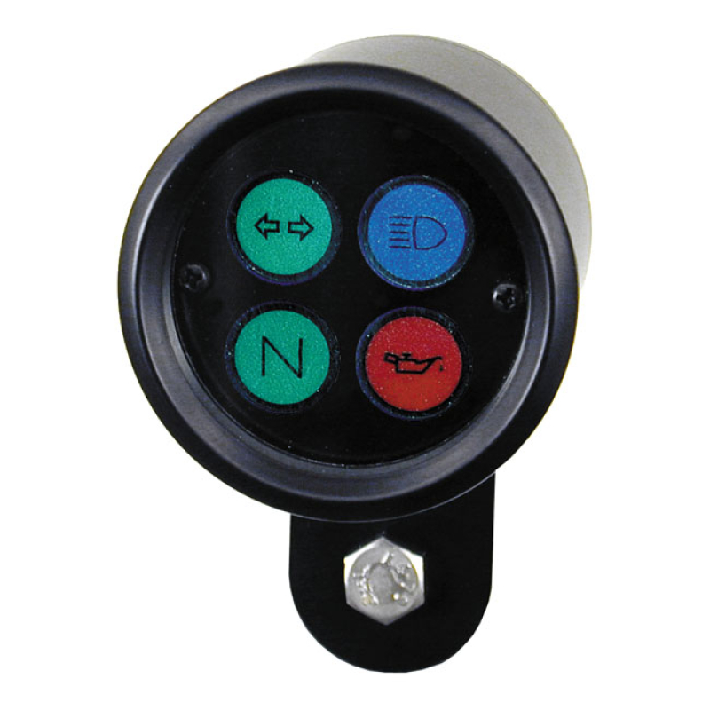 ULTRA MINI ROUND INDICATOR LIGHTS-BLACK 940678