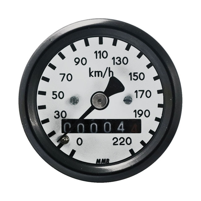 MMB 48MM ULTRA MINI SPEEDO BLACK/WHITE KHM 2:1 DRIVE RATIO 941070