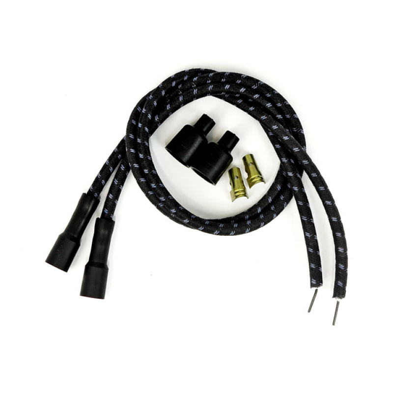 TAYLOR, UNIV. 7MM SPIRO-PRO CLOTH SPARK PLUG WIRE SET. 180Â° 941611