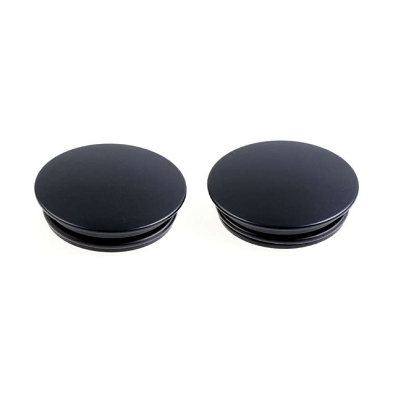 CULT-WERK, SWINGARM AXLE BOLT COVER KIT. MATTE BLACK MATTE BLACK POWDE 942206
