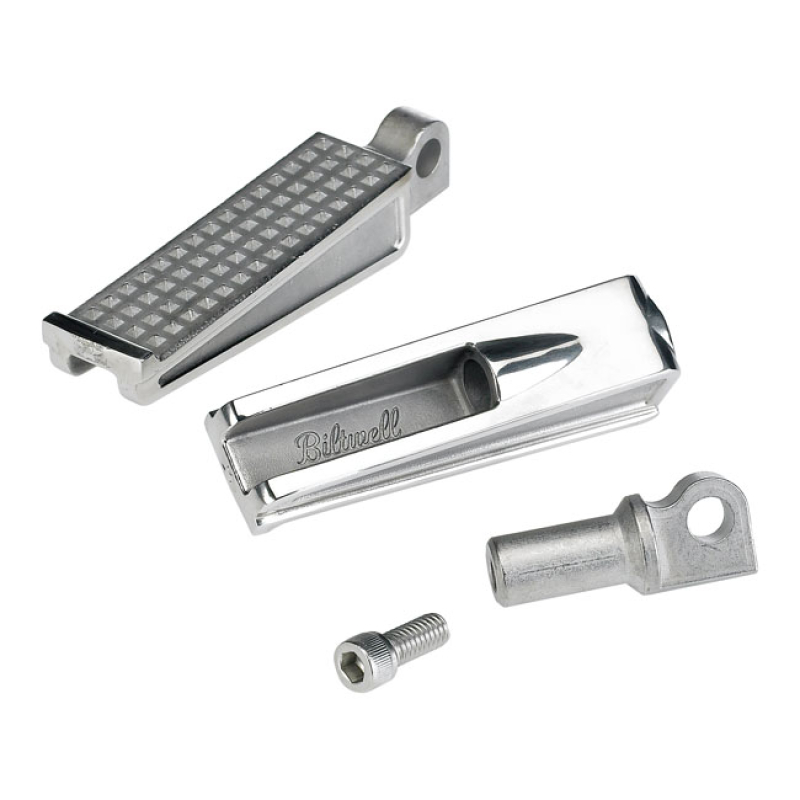 BILTWELL, SANDERSON FOOT PEGS. POLISHED STAINLESS 942672