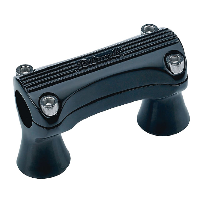 BILTWELL, THUNDER RISERS. 1.75" RISE. BLACK BLACK ELECTROPLATED. STAIN 942685