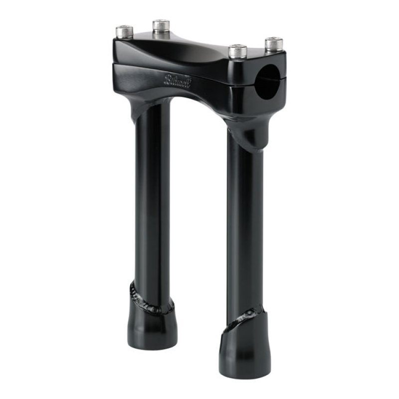 BILTWELL MURDOCK RISERS 8" BLACK BLACK ELECTROPLATED FINISH. THIS COME 942902