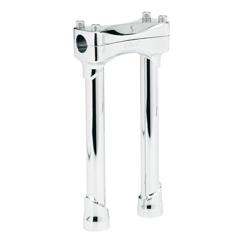 BILTWELL MURDOCK RISERS 10" CHROME CHROME PLATED. THIS COMES WITH APPR 942903