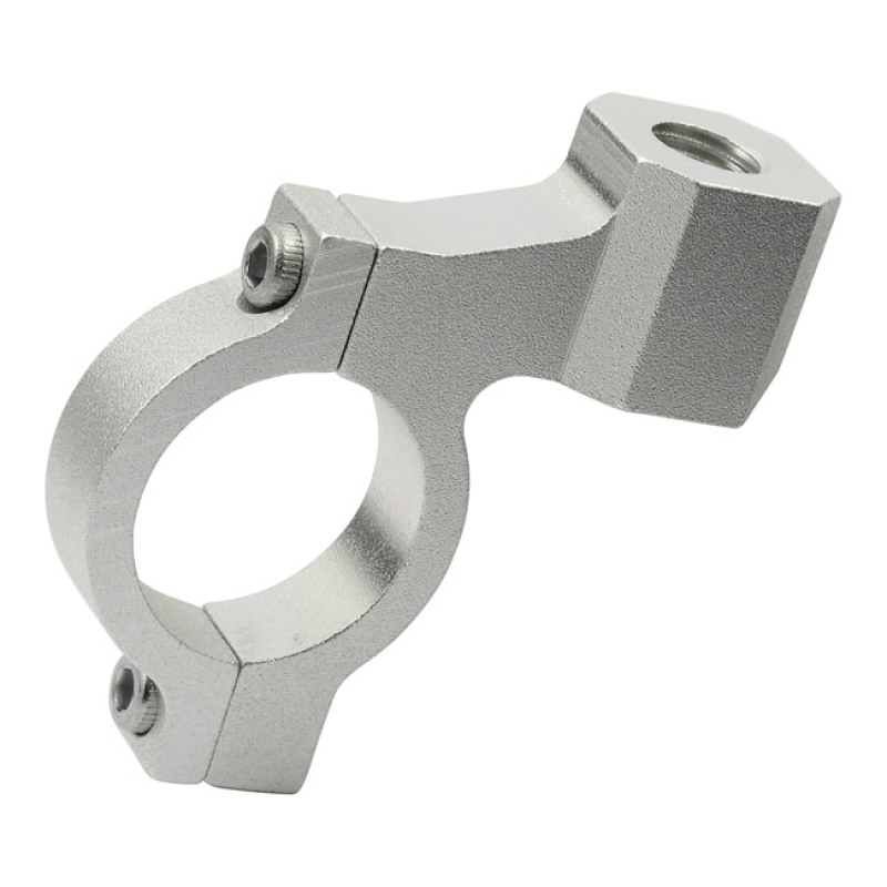 CNC MIRROR CLAMP 10MM THREADED. SILVER 943291