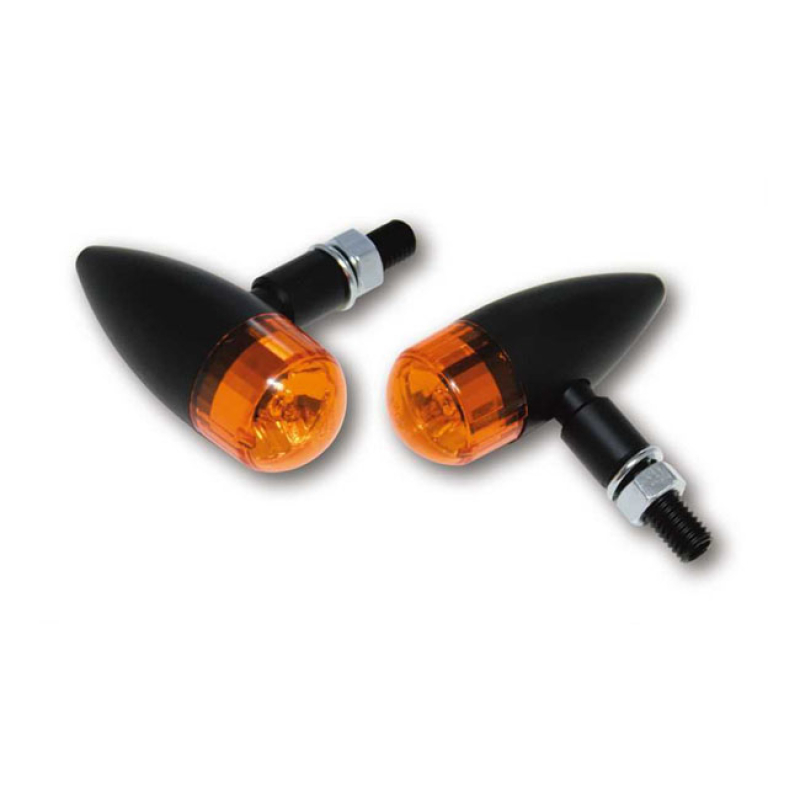 MIDI BULLET TURN SIGNAL SET. BLACK 943506