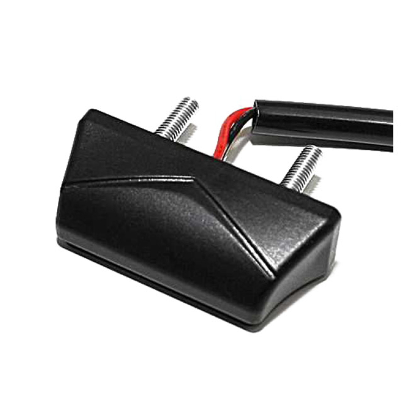 LED LICENSE PLATE LIGHT STRATTON, BLACK. ECE APPR. BLACK PLASTIC HOUSI 943529