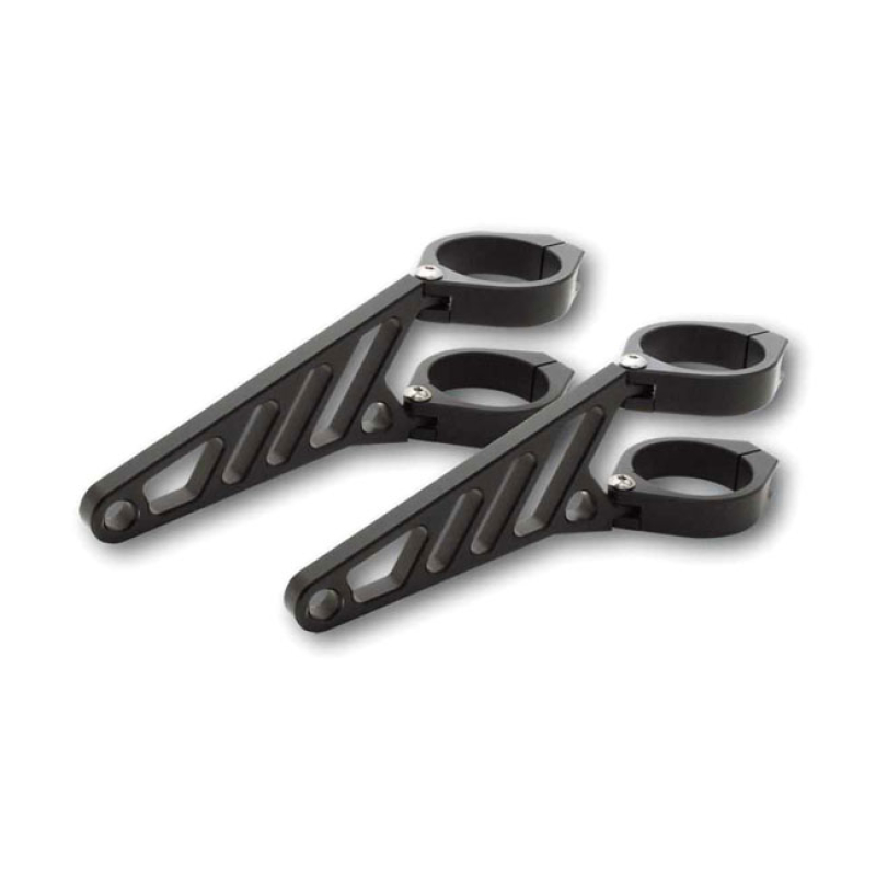 FINGERS, ADJ. HEADLAMP BRACKET ASSEMBLY LONG 35-37MM. BLACKHIGH-END C 943548