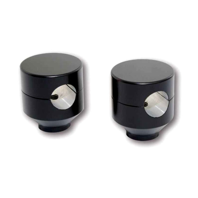 PISTON RISERS 1" HANDLEBARS, BLACK 943584