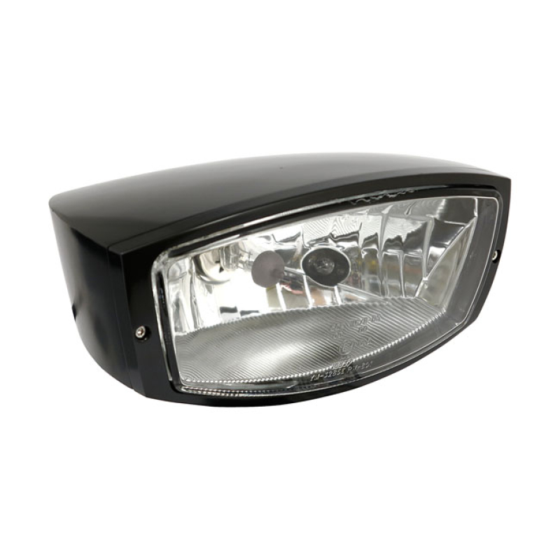 OREGON H4 HEADLAMP. BOTTOM MOUNT. BLACK 943625