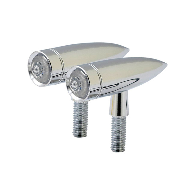 MONO BULLET LED TURN SIGNALS CHROME 943831