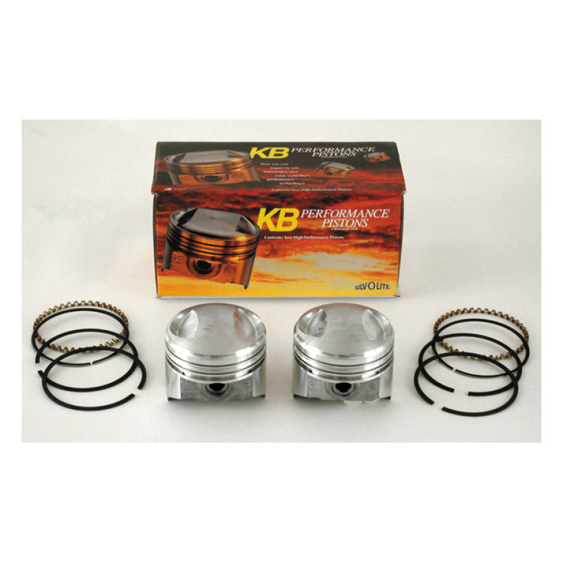 KB PERFORMANCE, 1340CC SHOVEL POP-UP PISTON KIT. +.005" HIGH COMPRESSI 944654