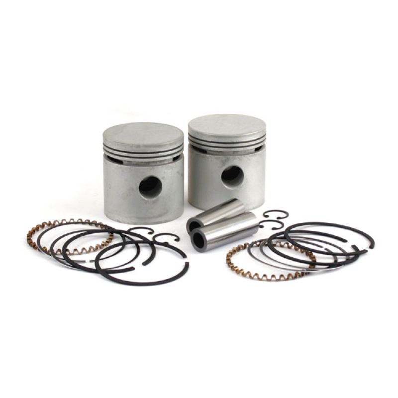 REPLACEMENT 45" FLATHEAD PISTON KIT. STD. CAST ALUMINUM OEM STYLE PIST 946425