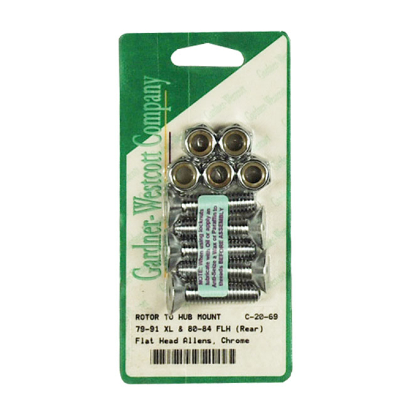 BRAKE ROTOR BOLT KIT, TAPERED 952069