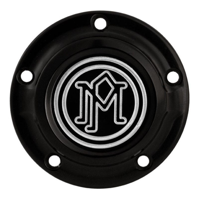 PM, SCALLOP IGNITION COVER A BLACK ANODIZED CONTRAST MACHINED (CONTRAS 952079