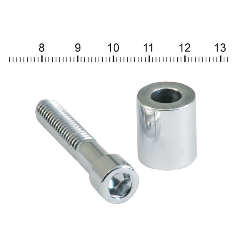 PERFORMANCE MACHINE, CONTOUR TOE PEDAL SPACER. POLISHED 952140