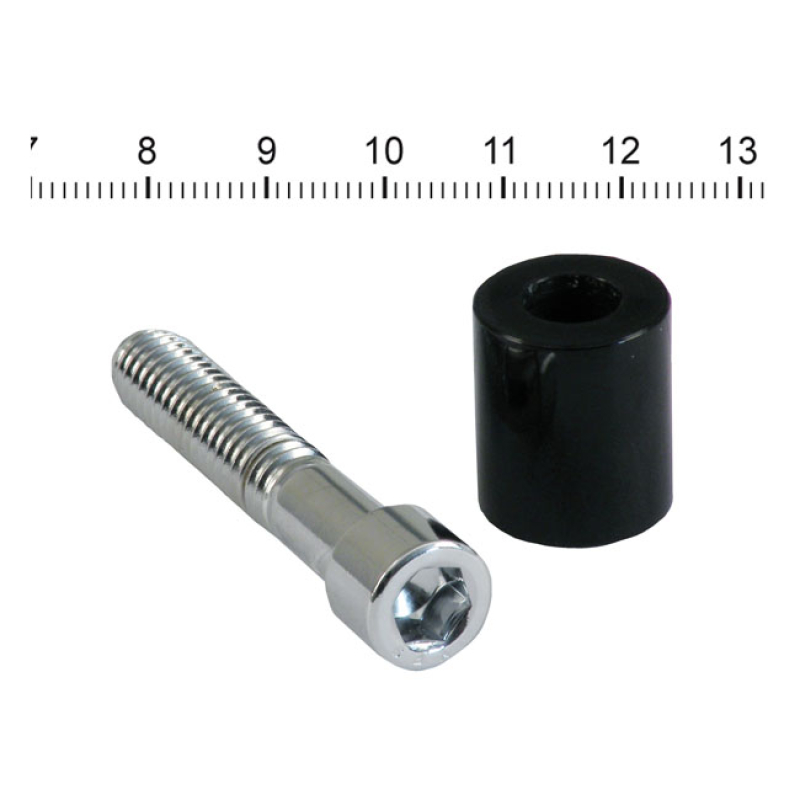 PERFORMANCE MACHINE, CONTOUR TOE PEDAL SPACER. BLACK 952143