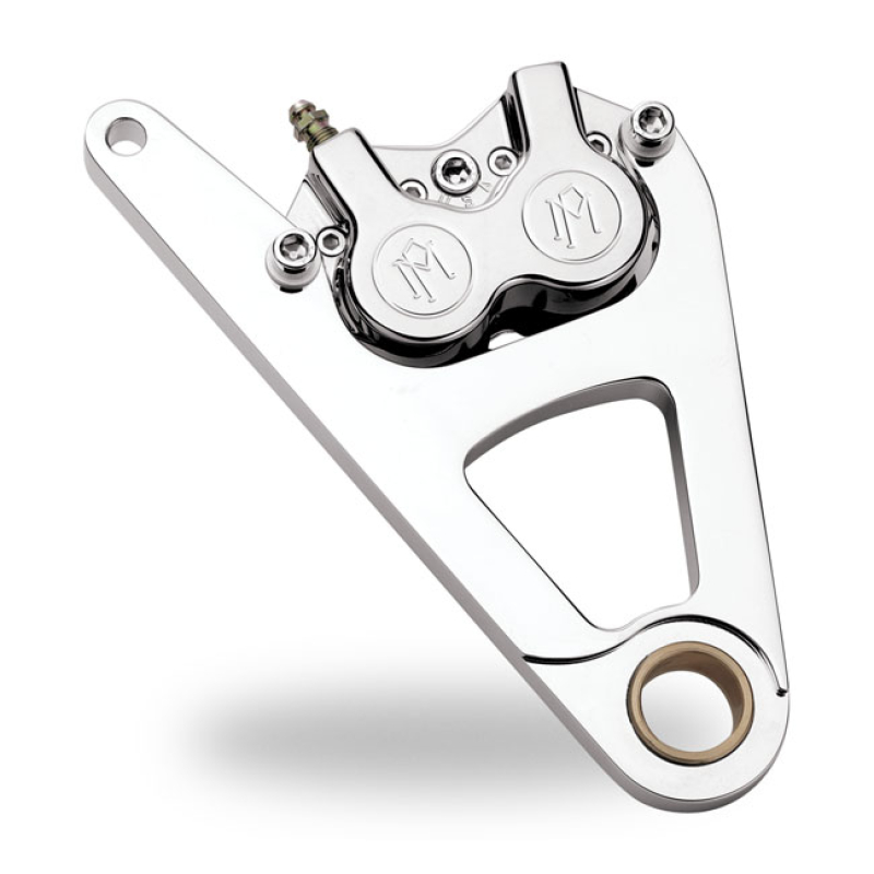 PM, RIGHT FRONT 4-P CALIPER BRACKET, 11.5". POLISHED 952554