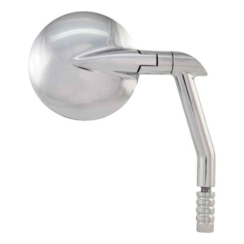 PM, VISION MIRROR ASSY, ROUND CHROME, FITS LEFT & RIGHT 952988