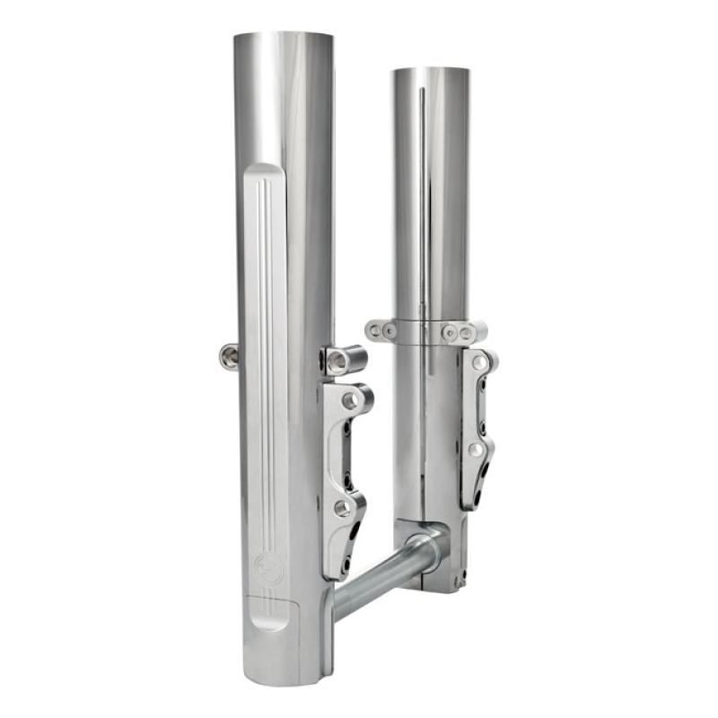 PM, LOWER LEG ASSEMBLY, DUAL DISC. CHROME CHROME. DUAL STOCK CALIPER M 952990