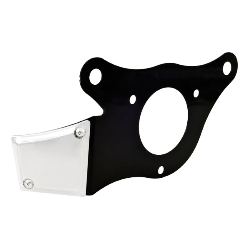 PERFORMANCE MACHINE, THROTTLE SERVO COVER. CHROME BLACK ANODIZED FINIS 953119